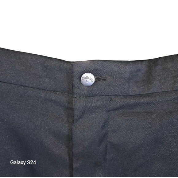 Callaway Mens Golf Pants Black 38x30 Polyester Lightweight Trousers - Picture 1 of 7